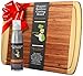 Extra Large Bamboo Cutting Board and Cutting Board Oil Set - Wooden Cutting Boards for Kitchen, Wood Cutting Board, Chopping Board and Chopping Block with Butcher Block Conditioner