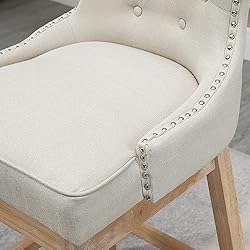HOMCOM Upholstered Fabric Bar Height Bar