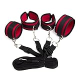 CLROYÂ® Bondage Gear Under The Bed Restraint System With Cuffs Fetish Bondage Kits (Color-2)