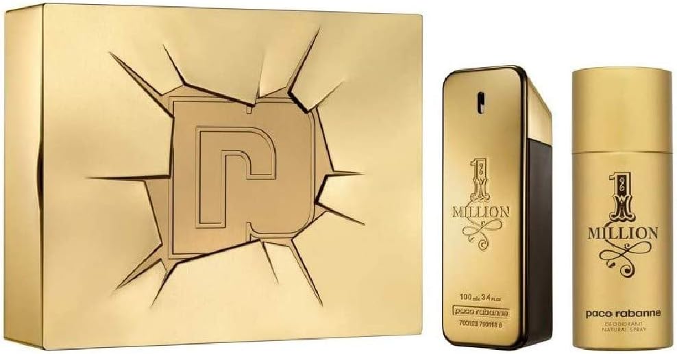 Paco Rabanne 1 Million Perfume and Deodorant Spray Set for Men