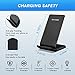 LATOW Wireless Charger, 7.5W Qi Wireless Charger Compatible for iPhone X/8/8 Plus, 10W Fast Wireless Charger Compatible for Galaxy S9/S9+/S8/Note 8/S7/S7 Edge, 5W for QI-Enabled Devices (No Adapter)