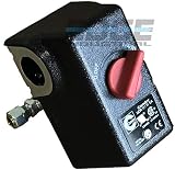 HEAVY DUTY CONDOR USA PRESSURE SWITCH, 26AMP, 11GA2E, 100/125 PSI,1/4" FNPT,DPST, SINGLE PORT