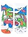 Kid's Crayola Color-In Socks - Includes 1 Pair Of Socks And 4 Fabric Markers - Dinosaur Design