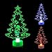2018 Colorful Small Christmas Tree Snowman Santa Claus Fireworks Night Lights Christmas Decorations and Gifts