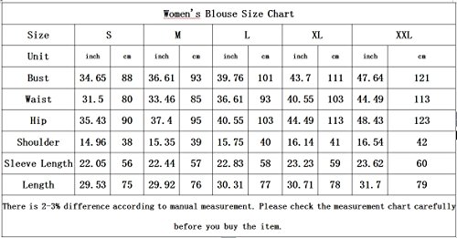 KISSMODA Women's Roll Up Sleeves Fitted Office Blouses Online With Pocket Blue Large - Thumbnail 4