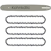 Kohnkd 3 Pack 18 inch 325 063 74dl Chainsaw chains and 1 Guige bar set for Stihl MS271, MS291, MS311,MS260 MS261 MS270 MS271 MS280 MS290 MS311 MS360- L74