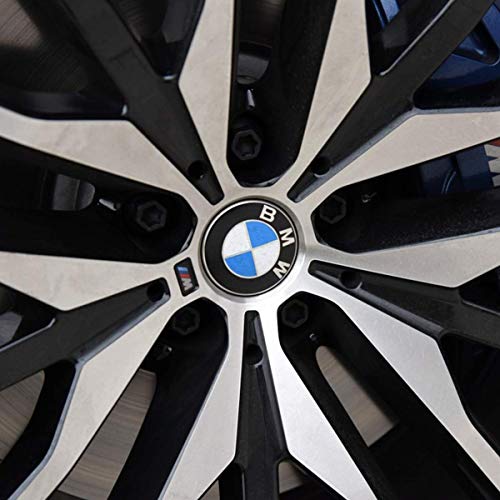 BMW Wheel Center Caps Set of 4 Emblem, 68mm BMW Rim Center Hub Caps for ...