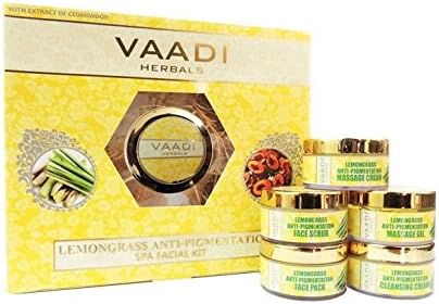Vaadi Herbals Lemongrass Anti-Pigmentation Spa Facial Kit With Cedarwood Extract 270Gm