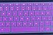 CaseBuy Ultra Thin Silicone Keyboard Protector Skin Cover for Acer Chromebook 14 CB3-431 CP5-471 14-inch Chromebook US Version(Purple)