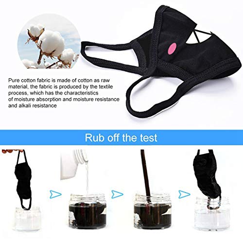Mouth Mask,Aniwon 6PCS Cute Cotton Face Mask Anti Dust Kawaii Anime Mask Unisex Kpop Mask for Men Women.