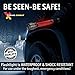 LED Car Flashlight - Emergency Vehicle Light - Brightest  100% Waterproof, Magnetized Sticks To Car! Fits In Glove Box, Stay Safe If You Break Down! Save Lives, Car/Boat, FULL Lifetime Guarantee!