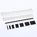 Hilitchi 425 Pcs 40 Pin 2.54mm Pitch Single Row Pin Headers Connector Housing for Male/Female Pin Connector Kit