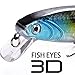 Sougayilang Fishing Lures Wobbler Fish Topwater Lure Swimbait Crankbait Minnow Artificial Bait with Hooks Carp Pike Bass Fishing Tackle Tool