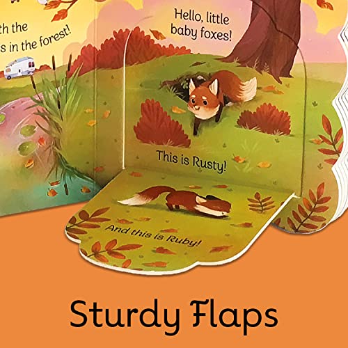 Babies in the Forest- A Lift-a-Flap Board Book for Babies and Toddlers,  Ages 1-4 (Chunky Lift-A-Flap Board Boo
