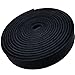 TOFL Genuine Top-Grain Leather Strap | 72 Inches Long | 1/2 Inch Wide | 1/16 Inch Thick (4-5 oz) | 1 Leather Strip for DIY Arts & Craft Projects, Clothing, Jewelry, Wrapping | Black