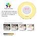 swiftrans Wake up Light Sunrise Simulation, Alarm Clock 5 Natural Sounds to Wake up, 7 Color Changes, FM Radio, Snooze Function Sunset Simulation, Suitable All Kinds People