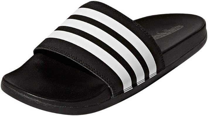 adidas men's adilette cloudfoam  slide sandal