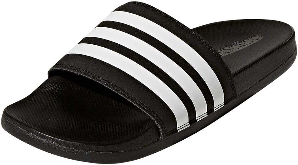 adidas men's adilette cloudfoam  slide sandal