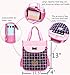 Meetbelify Rolling Backpacks For Girls School Bags with Wheels Wheeled Backpack with Pencil Case &Lunch Bag,Pink,Pack of 3