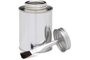 Zelikovitz Metal 8 oz Glue Pot with Brush-in-Cap