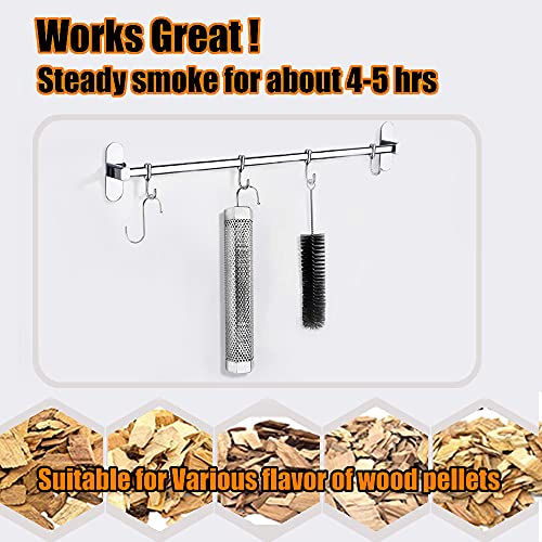 Yosuper Smoke Tube for Pellet Grill Cheese Smoking Tube Stainless Steel