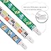 GAGAKU 3 Pack Pacifier Clip Holder for Girls and Boys Teeth Ring Toy Leash, Double-side Print Modern Design