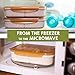 Bento Box Lunch Box, Food Container with Lid, 3 Compartment Bento Box Container for Meal Prepping, Reusable Food Prep Container, BPA Free Container with Compartments, Bento Lunch Box for Adults