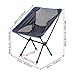 G4Free Upgraded Height Adjustable Camping Chairs, Portable Ultralight Folding Backpacking Chair Heavy Duty for Outdoor, Hiking, Picnic, BBQ with Carry Bag (Dark Blue)