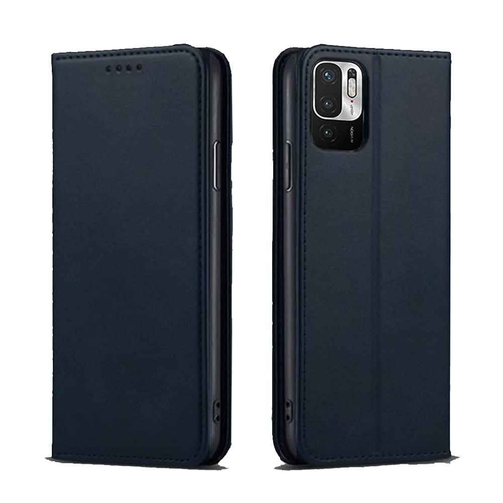 Xiaomi Redmi Note 10 Pro 5G Black PU Leather Magnetic Closure Case Cover