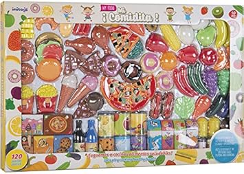 IMITOYS Mi Comidita Caja Set Comida 120 Piezas: Amazon.es: Juguetes y juegos