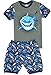 Babypajama Little Boys' Shark Short Pajama Set 2 Piece T-Shirt & Pants Size 5 Years