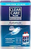 Clear Care Plus Cleaning and Disinfecting Solution with Lens Case, Twin Pack, 16-Ounces Each