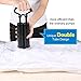 TAILI Jumbo Vacuum Storage Bags Space Saver Bags 6 Cube Vacuum Clothes 80% Space Saving Storage Seal Bags with Pump for Pillow Comforters Bedding(31x40x15in/304L) Pillow, Bedding, Blanket, Clothes