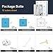 KOUSI Dresser Small Closet Wardrobe Drawer Storage for Clothes Small Wardrobe Storage for Small Spaces Clothes Storage Dresser, Capacious Customizable, White, (White, 12 Cubes)