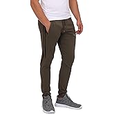 SCR 30/33/36 Jogger Sweatpants for Men - Mens Tall Sweatpants - Joggers for Men with Zipper Pockets