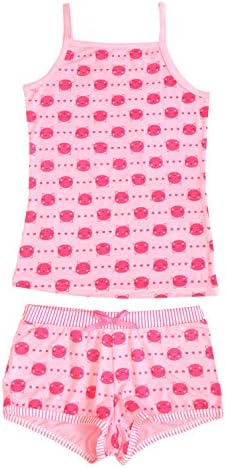 Girls 2 Piece Pajama Short Set " Cat" (4-5)