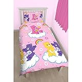 Care Bears 'share' Single Duvet Set - Repeat Print Design