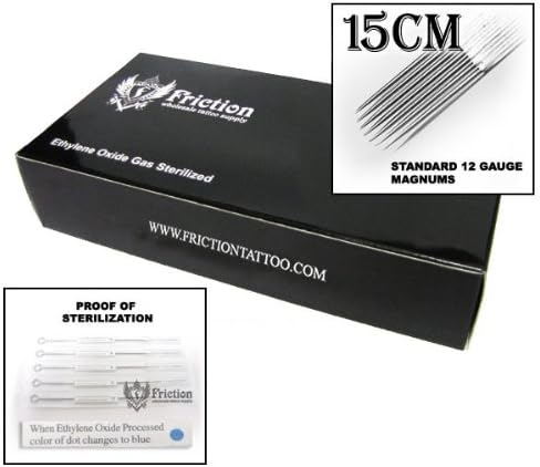 15 CM Curved Magnum Mag Sterilized Tattoo Needles (50/box)