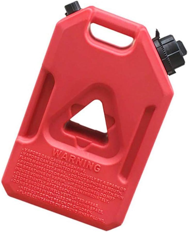 1/2/3 Gallon Gas Can, Portable Plastic Gasoline Storage Container