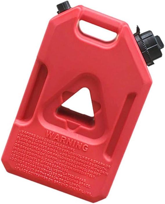 1/2/3 Gallon Gas Can, Portable Plastic Gasoline Storage Container