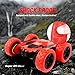 Rimila Electric RC Stunt Cars 2WD Off Road Remote Control Vehicles 2.4GHz Racing Vehicle LED Headlights Extreme High Speed 7.5MPH 360 Degree Rolling Rotating Rotation(Battery Not Included)