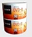 100 Sony DVD-R 16X 4.7GB Recordable Blank Media Disc Wrap Full Logo Surface 2x50 Pk