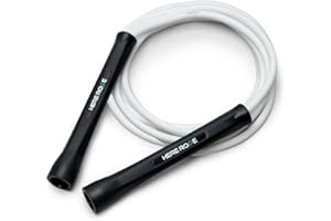 WILLGOO Hererope 6MM PVC Jump Rope for Men & Women Fitness, Speed, Tricks, Cardio Training, Boxing Jump Rope with Unbreakable Handles and Non-Kinking Skipping Rope, Adjustable Jumprope for Indoor Outdoor