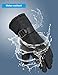 WATERFLY Mens Winter Gloves Snow Gloves Warm Waterproof Windproof Ski Gloves Snowmobile