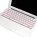 TOP CASE - 2 in 1 Signature Bundle Rubberized Hard Case and Rose Quartz Keyboard Cover Compatible MacBook Air 11