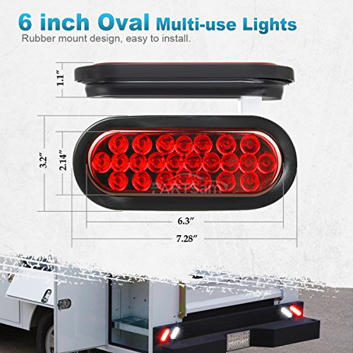 image for Partsam 2pcs Waterproof 6