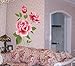 Rose Flower Removable PVC Wall Sticker Home decor Room Decal Large Size