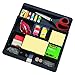 Post-it 3M C-71 3M Adjustable Desk Drawer Organizer Tray W/4 Post-It Dispensers, Plastic, BLK (C71)