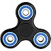Alptoy Anti-Anxiety 360 Spinner Helps Focusing Fidget Toy Premium Quality Focus Toy for Kids & Adults-Black+Blue