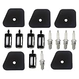 HIFROM (5 Set 4180 120 1800 Air Filter Spark Plug Fuel Filter for Stihl FS87 FS90 FS100 FS110 HT100 HT101 HL100 HL90 Trimmer